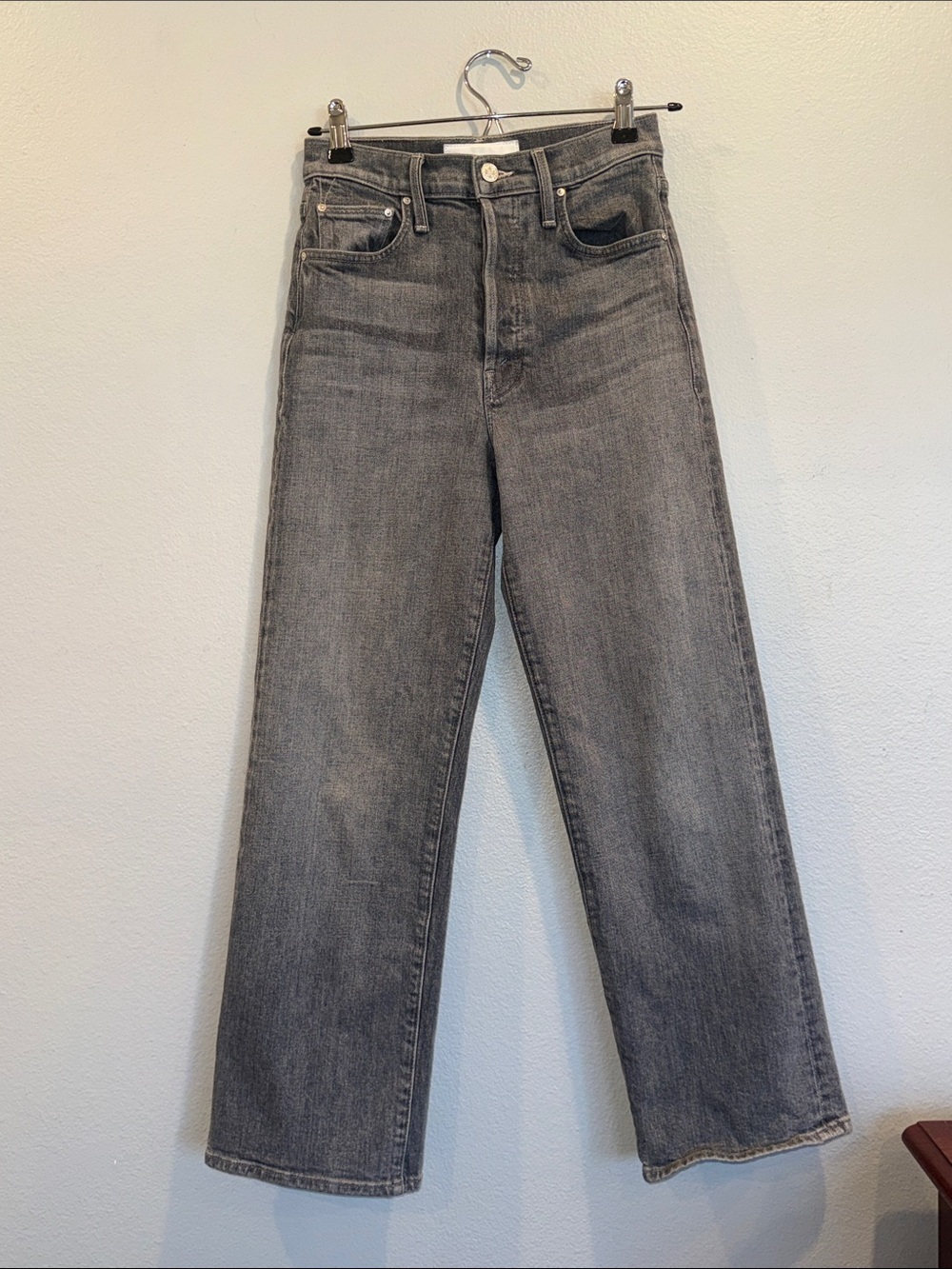 Mother jeans the rambler ankle grey size 26
